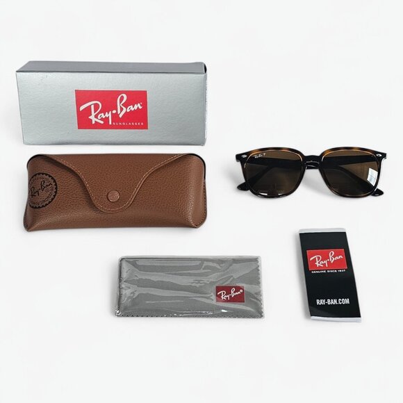 Ray-Ban RB4362 710/83 Unisex Polarized Sunglasses Brown Lenses 55-18 -145. main image 6